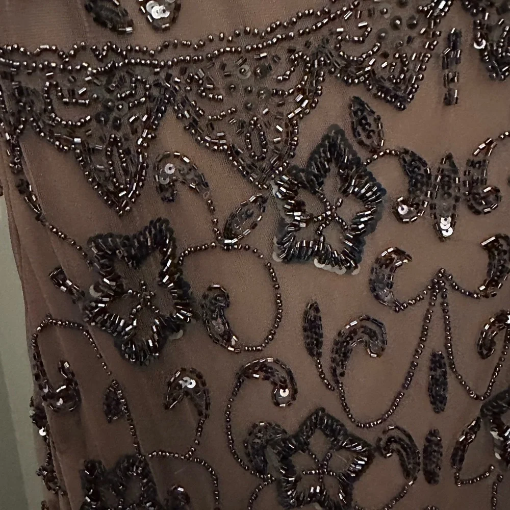 ***BRAND NEW*** Downton Abbey style hand beaded dress, Size: 16, NEVER WORN!! - Picture 7 of 9